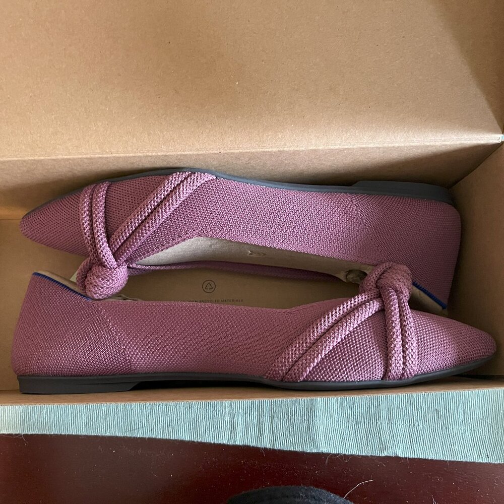 LNIB Rothy's size 11 The Knot Point II in Mauve